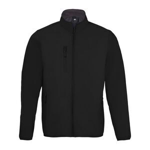 SOLS Mens Radian Soft Shell Jacket / Black